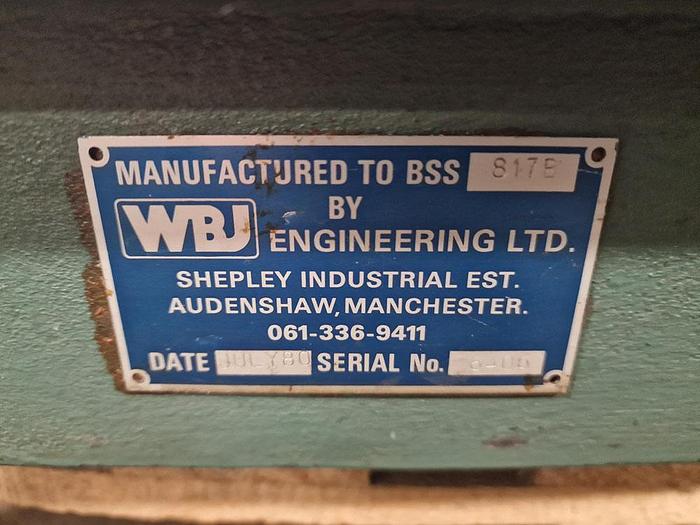 Used WBJ CAST IRON SURFACE PLATE 24" x 24"