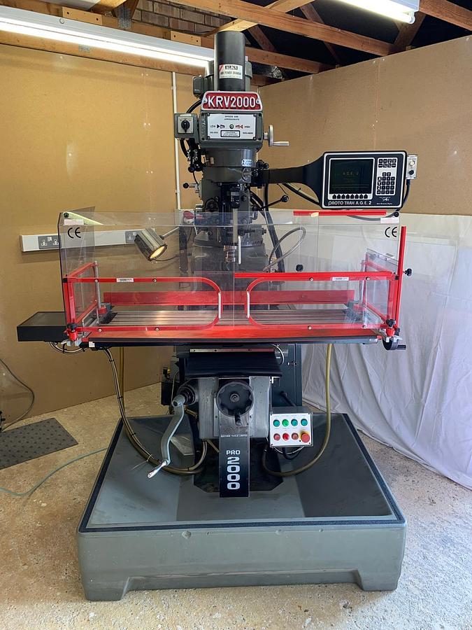 Used 2000 XYZ PRO 2000 CNC TURRET MILL