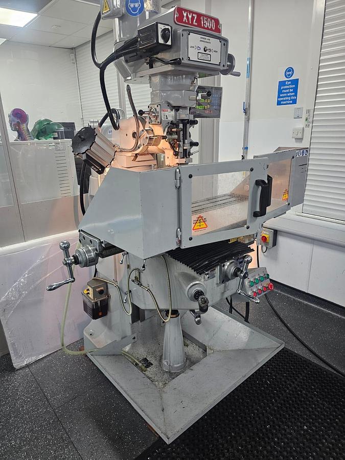 Used 2017 XYZ 1500 TURRET MILL