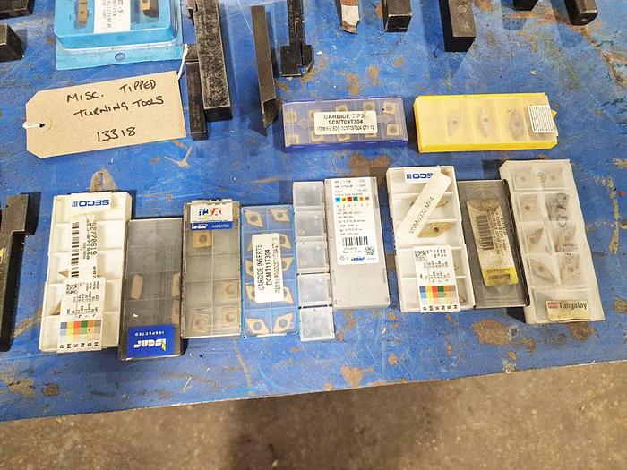 Used MISCELLANEOUS TIPPED TURNING TOOLS