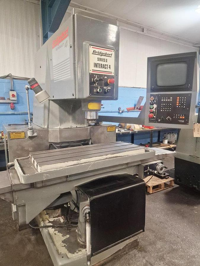Used BRIDGEPORT SERIES 2 INTERACT 4 CNC VERTICAL MILL