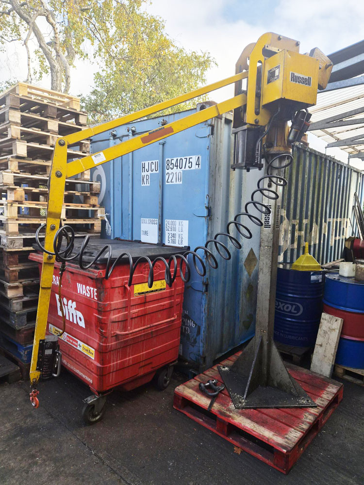 Used RUSSELL RWH125 WORKHANDLER JIB CRANE