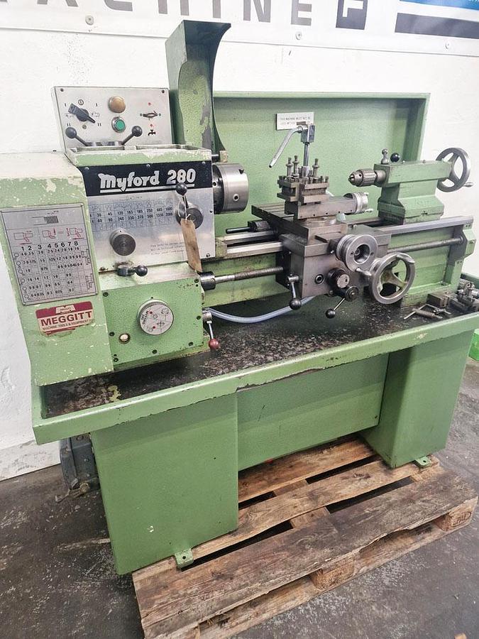 Used MYFORD MYFORD 280 x 600 STRAIGHT BED CENTRE LATHE