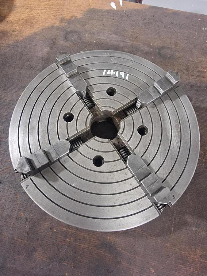 Used UNION SLIMLINE 10" 4 JAW CHUCK