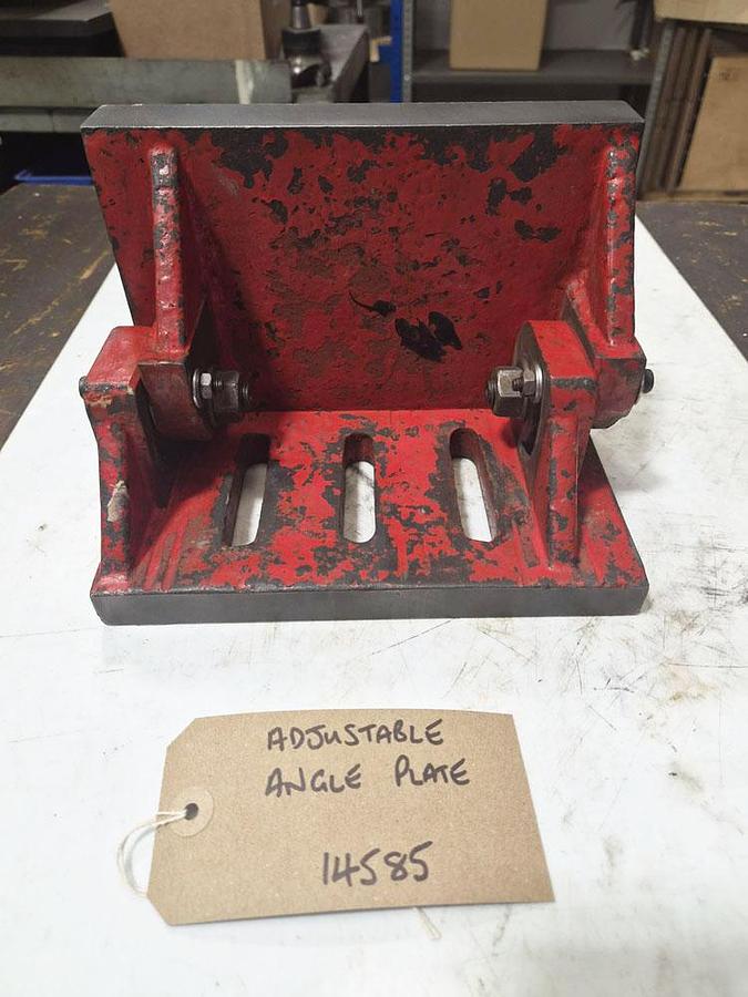 Used UNION ADJUSTABLE ANGLE PLATE