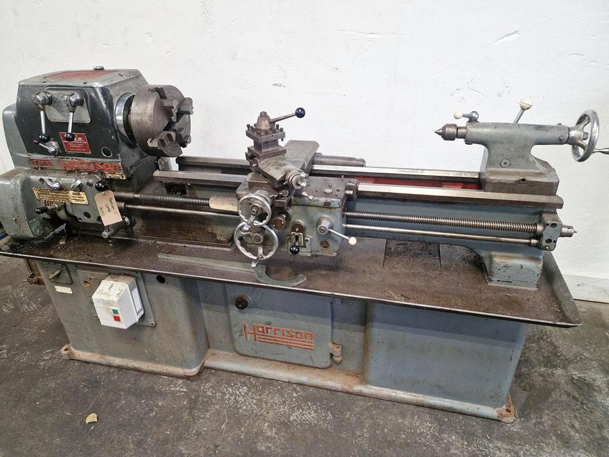 Used HARRISON 13" x 36" GAP BED CENTRE LATHE