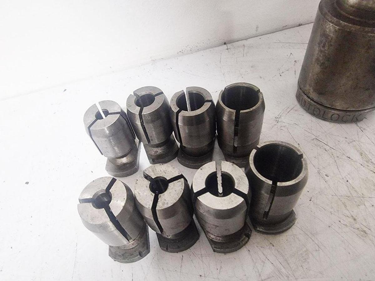 Used CLARKSON R8 AUTOLOCK COLLET CHUCK & COLLETS