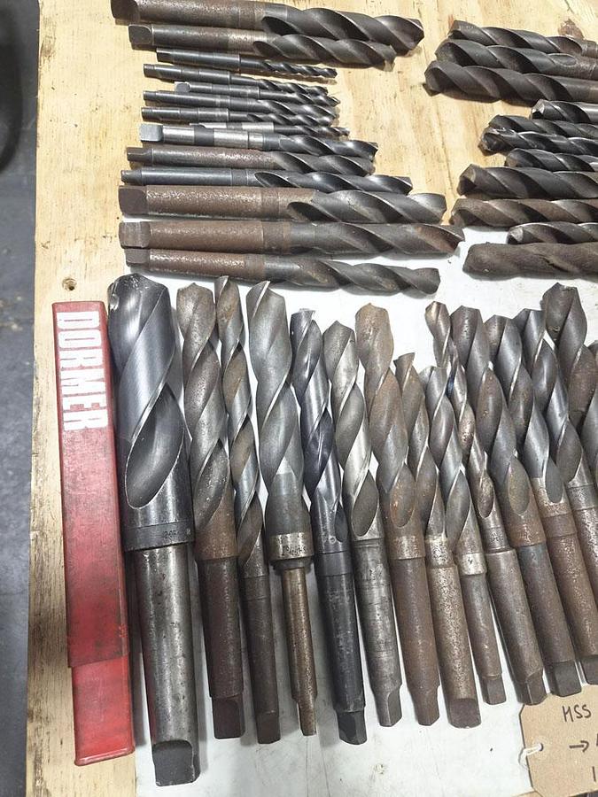Used UNKNOWN HSS MORSE TAPER DRILLS
