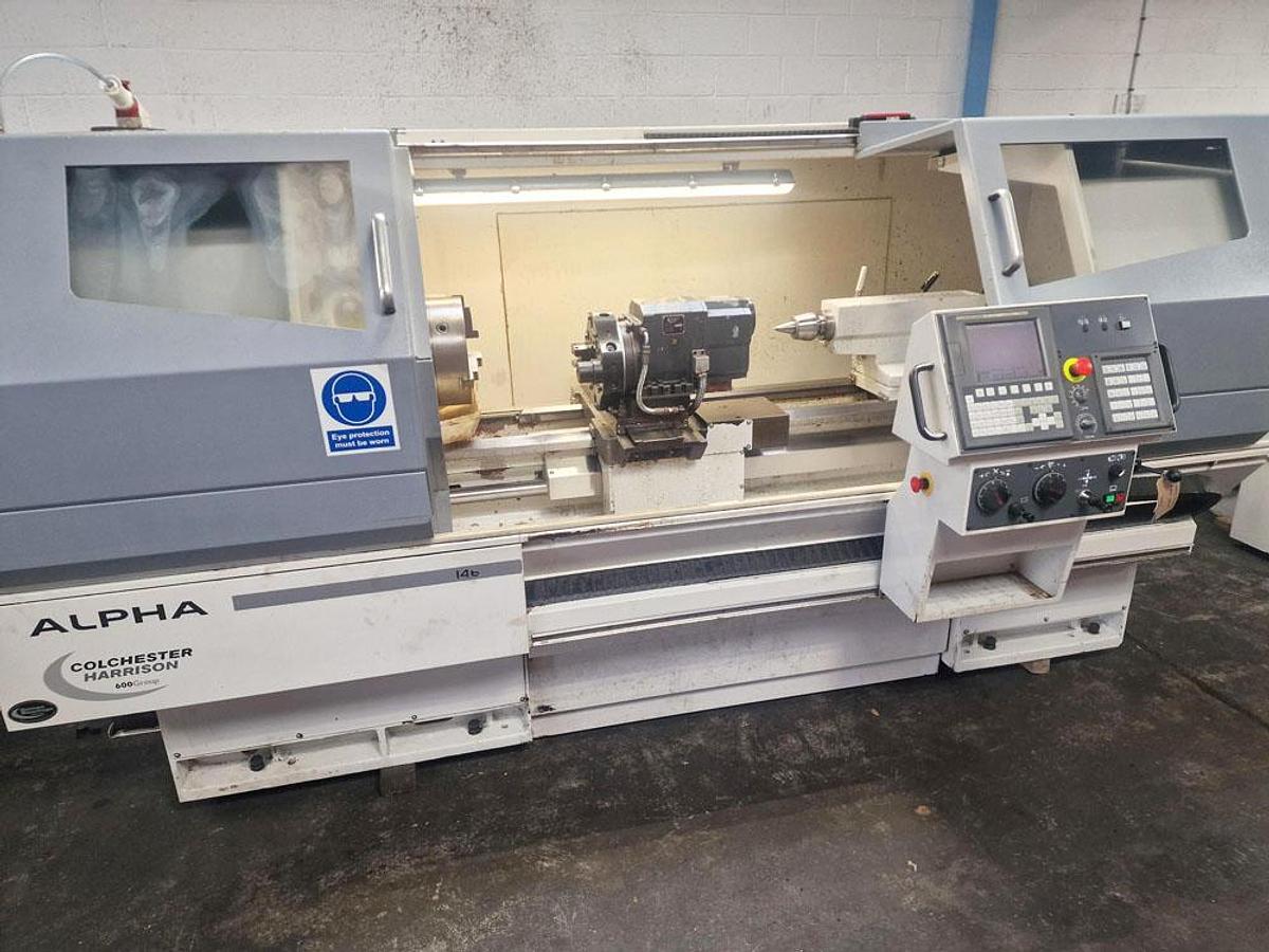 Used 2009 COLCHESTER HARRISON ALPHA 1460XT CNC / MANUAL COMBINATION LATHE