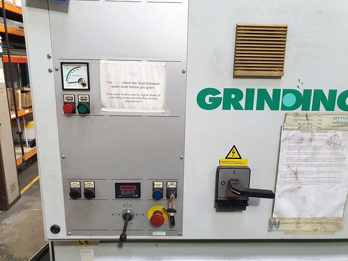 Used 1998 GRINDINGMASTER 2000 TYPE GR 2100-90 THROUGH FEED BELT SANDER