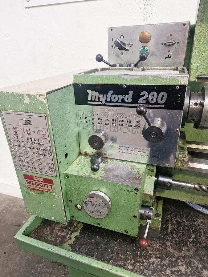 Used MYFORD MYFORD 280 x 600 STRAIGHT BED CENTRE LATHE