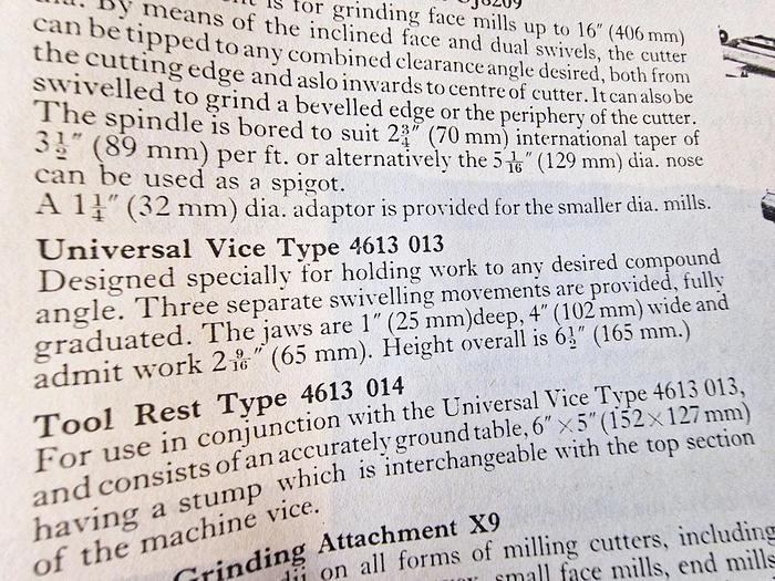 Used JONES & SHIPMAN UNIVERSAL VICE