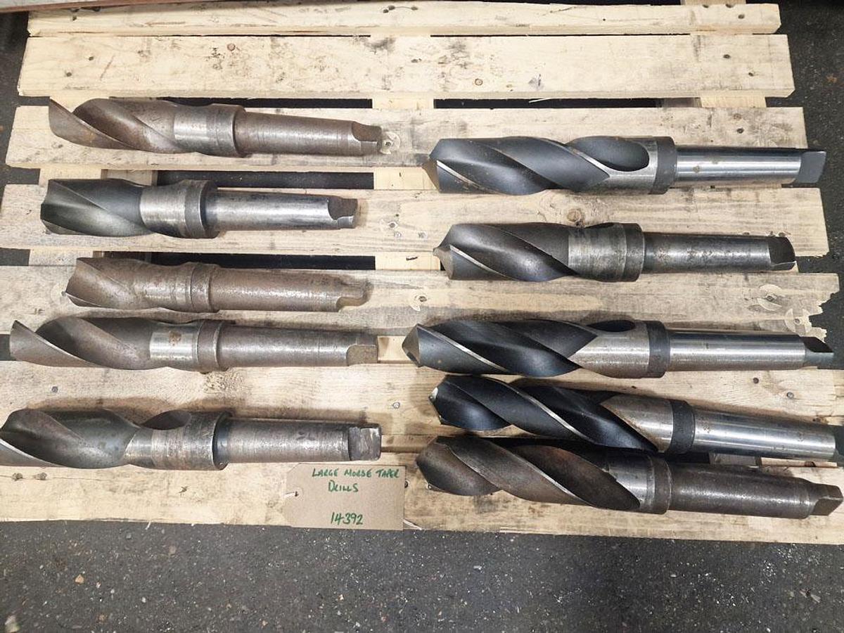 Used DORMER & OSBORN 5 MORSE TAPER DRILLS