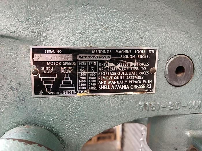 Used MEDDINGS MB4 BENCH DRILL
