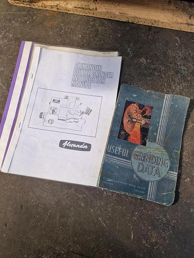 Used ALEXANDER 2CGC CUTTER GRINDER