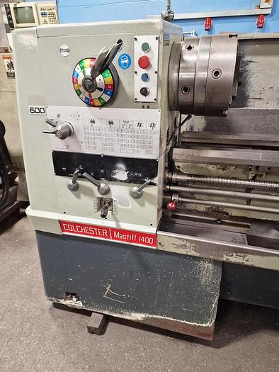Used COLCHESTER MASTIFF 1400 x 80" GAP BED CENTRE LATHE