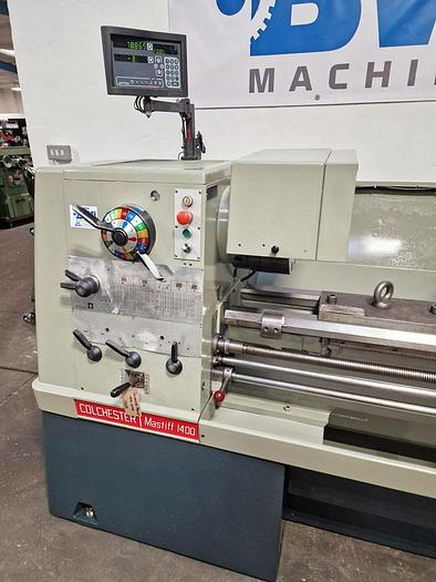 Refurbished COLCHESTER MASTIFF 1400 x 60" GAP BED CENTRE LATHE