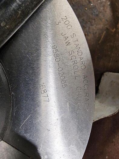 Used PRATT BURNERD 200 STANDARD ACCURACY 3 JAW SCROLL CHUCK