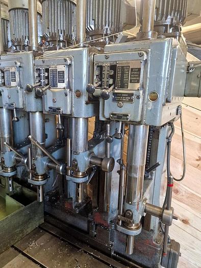 Used POLLARD 150A/6 SIX SPINDLE IN-LINE DRILL