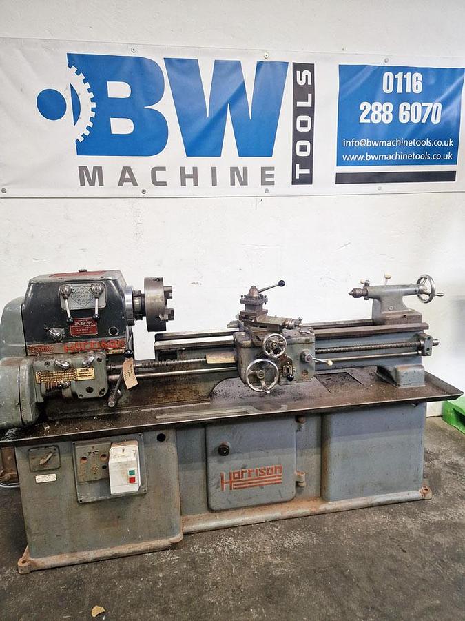 Used HARRISON 13" x 36" GAP BED CENTRE LATHE