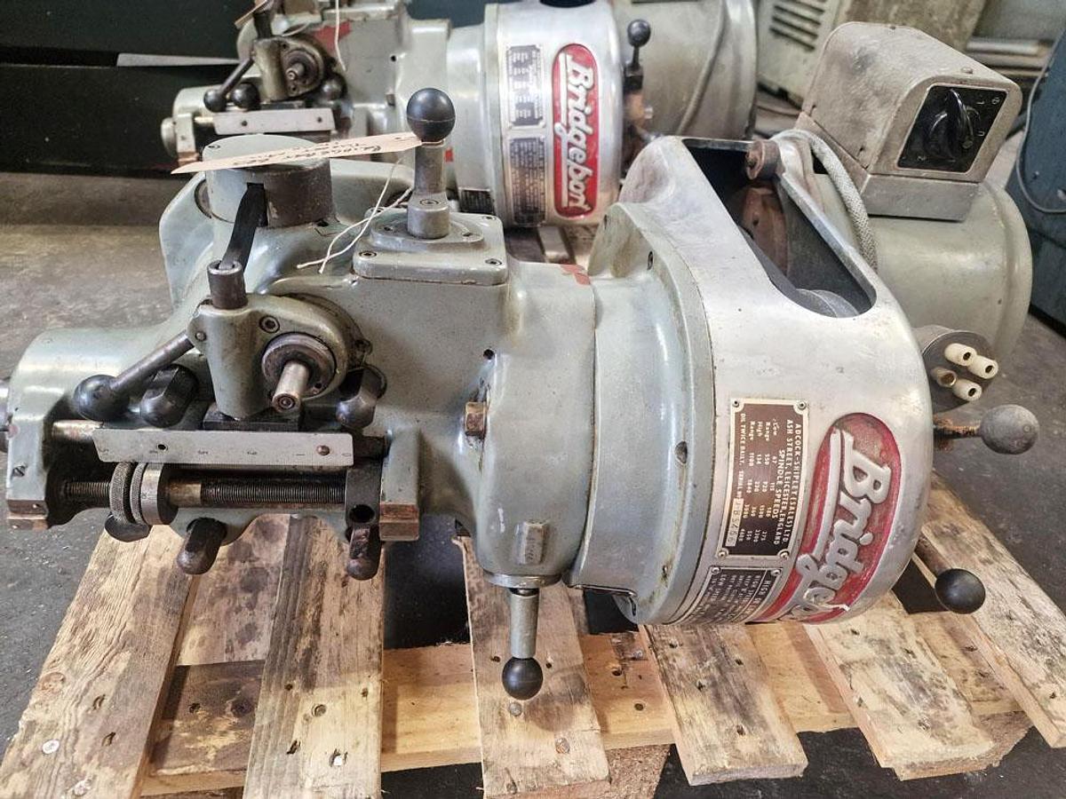 Used BRIDGEPORT BRJ TURRET MILL HEAD