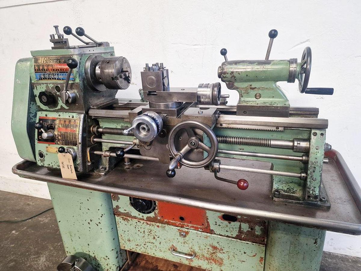 Used COLCHESTER BANTAM 1600 10" x 20" STRAIGHT BED CENTRE LATHE