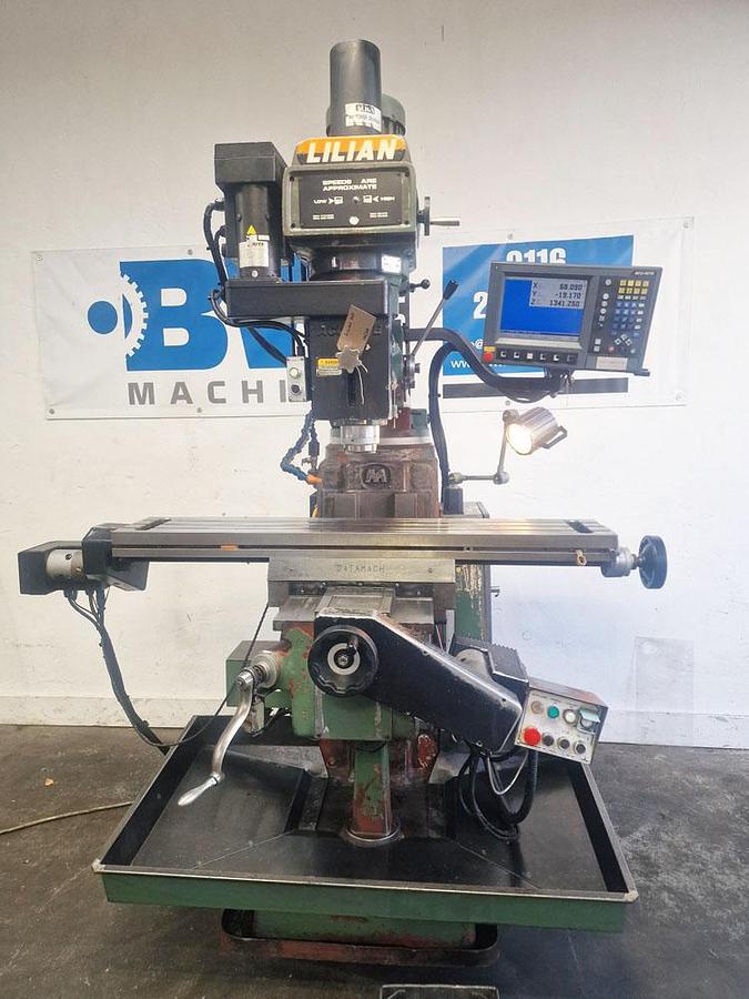 Used 2001 LILIAN 5VH CNC / MANUAL TURRET MILL