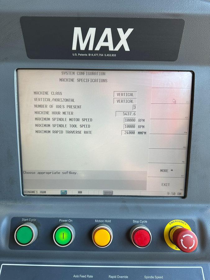 Used 2014 HURCO VM20i VERTICAL MACHINING CENTRE