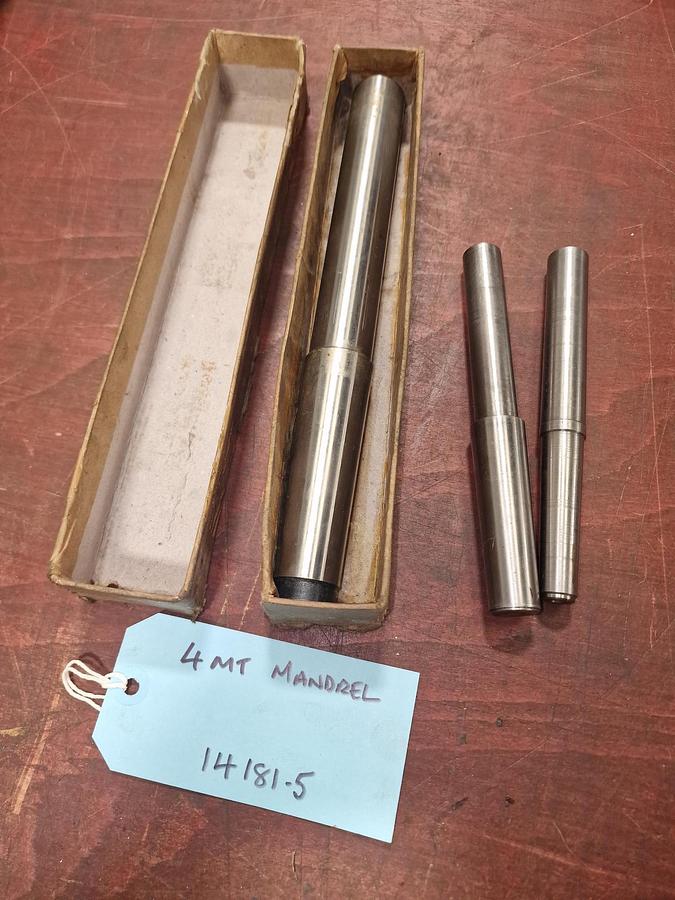 Used UNKNOWN 4MT Parallel Lathe Alignment Test Bar Mandrel (Morse Taper MT4)