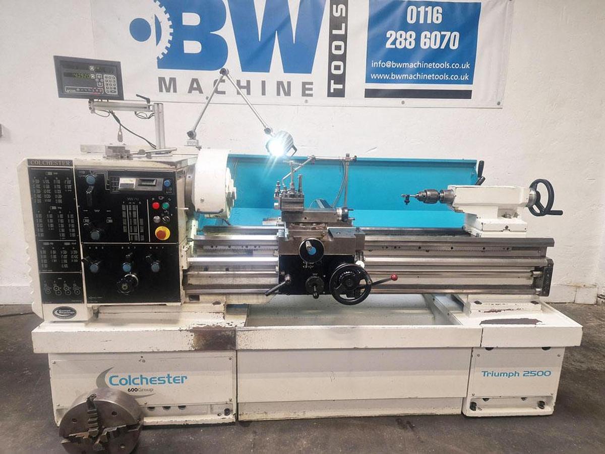 Used 2008 COLCHESTER TRIUMPH VS2500 15" x 50" GAP BED CENTRE LATHE