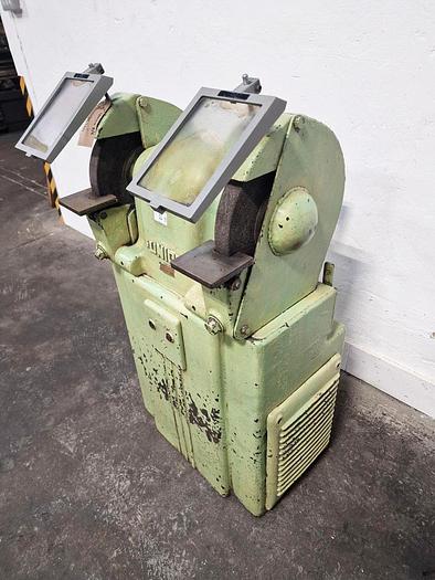 Used UNION  DOUBLE ENDED PEDESTAL GRINDER