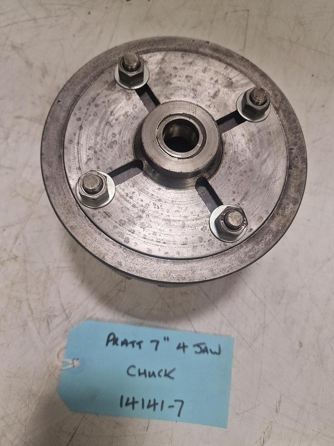 Used PRATT 6" 4 JAW CHUCK