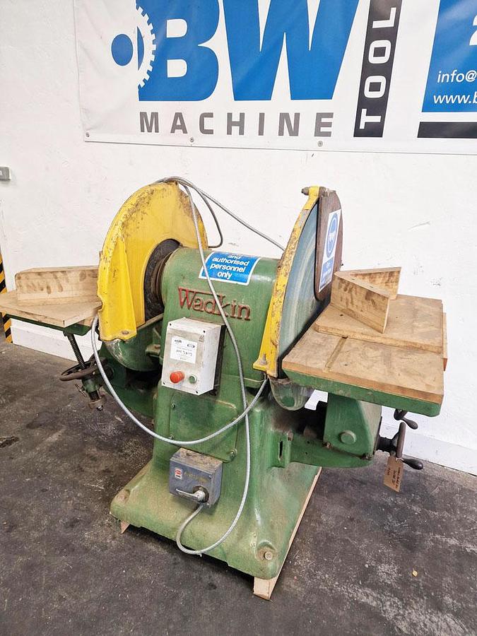 Used WADKIN DOUBLE DISC SANDER Model JVA