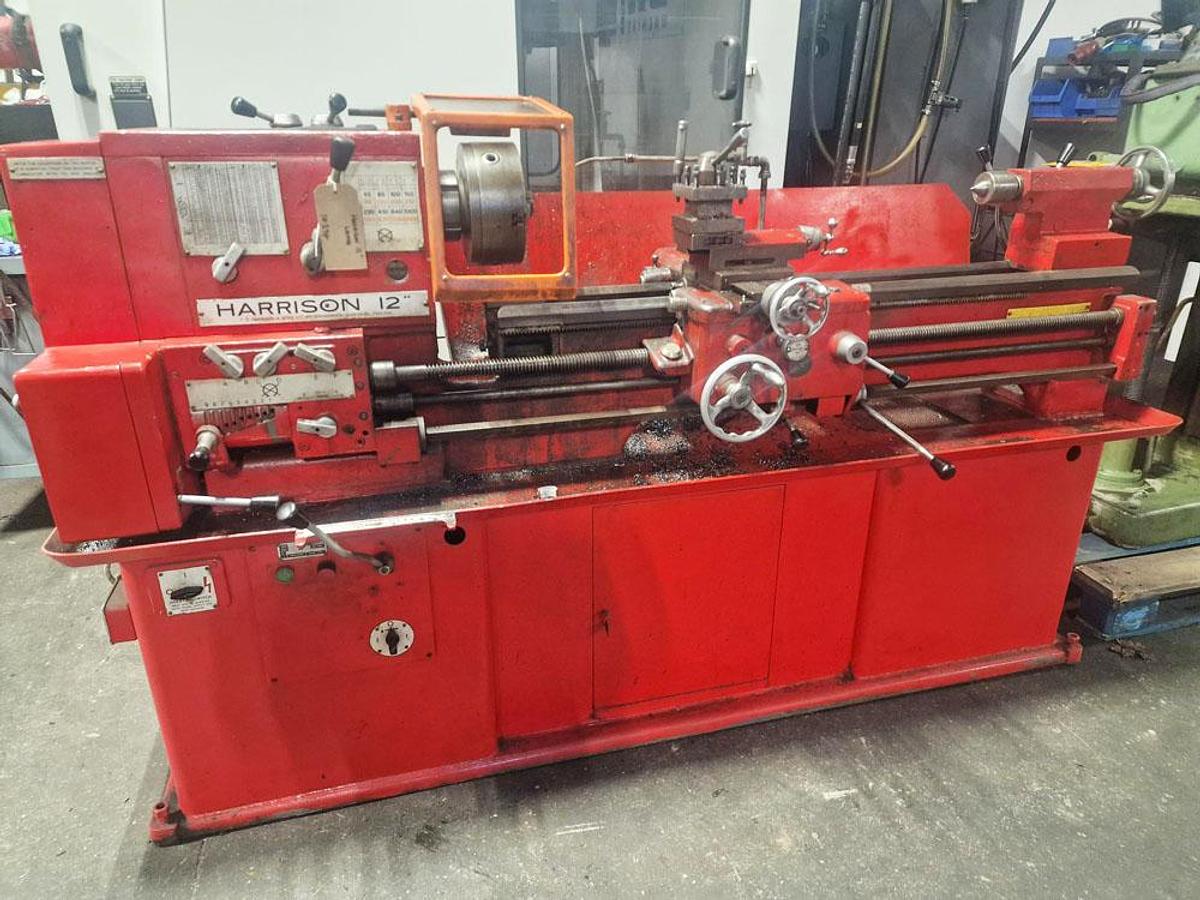 Used HARRISON 12" x 40" GAP BED CENTRE LATHE