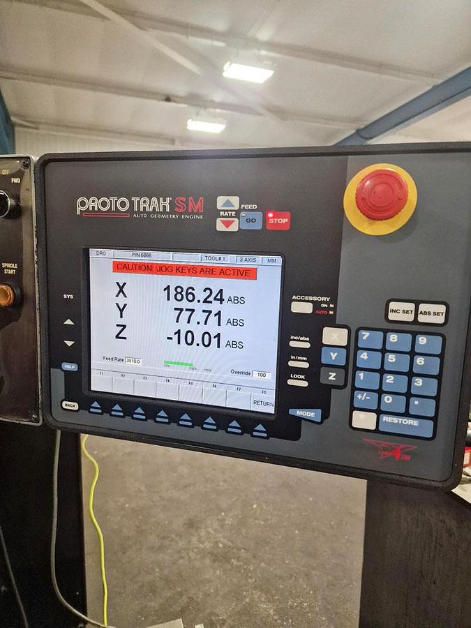 Used XYZ SM3500 CNC VERTICAL MILL