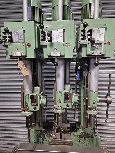 Used POLLARD 150A/3 THREE SPINDLE IN-LINE DRILL