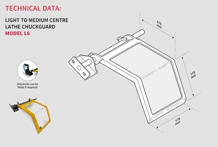 SILVAFLAME CLEERVUE L6LATHE CHUCK GUARD