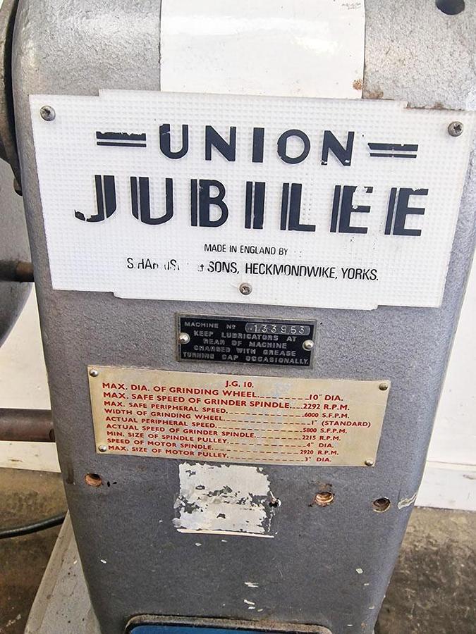 Used UNION JUBILEE POLISHING SPINDLE