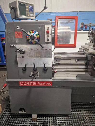 Used COLCHESTER MASTIFF 1400 21" X 40" GAP BED CENTRE LATHE
