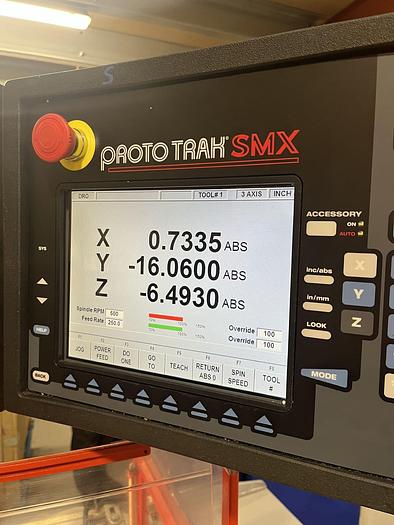 Used 2012 XYZ SMX4000 CNC BED MILL