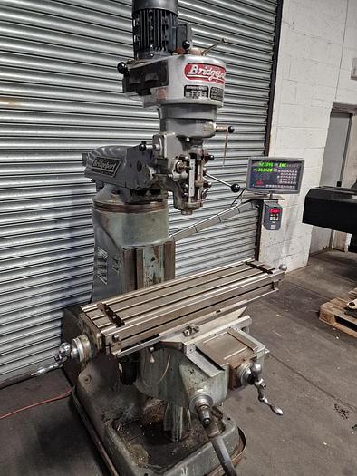 Used BRIDGEPORT BRJ TURRET MILL