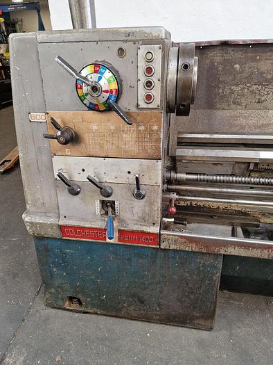 Used COLCHESTER MASTIFF 1400 21&QUOT; X 120&QUOT; GAP BED CENTRE LATHE