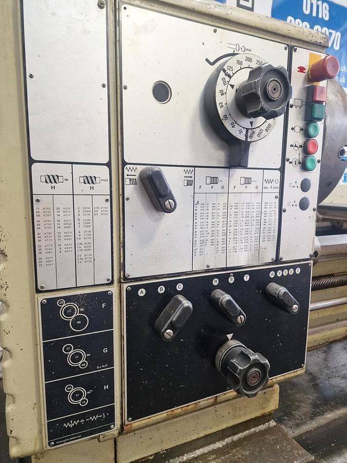Used HARRISON M500 530 x 1000mm GAP BED CENTRE LATHE