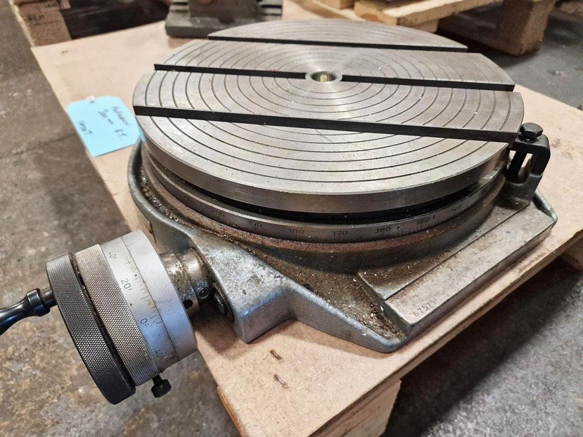 Used HOFMANN 300mm DIAMETER ROTARY TABLE