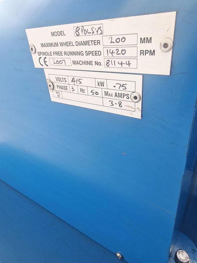 Used 2007 UNION DOUBLE ENDED POLISHING SPINDLE Model 8 POLSYS