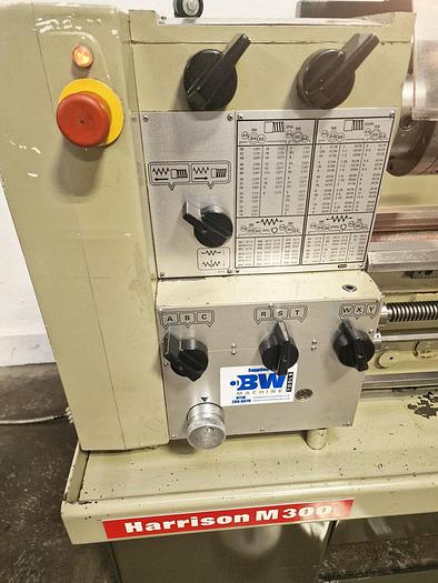 Used HARRISON M300 13" x 25" GAP BED CENTRE LATHE