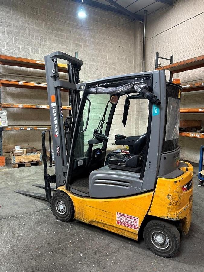 Used JUNGHEINRICH EFG 316K 400ZZ 1600kg Electric Fork Lift