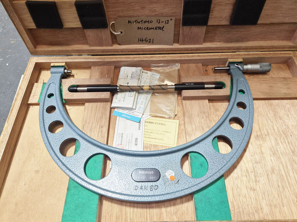 Used MITUTOYO  12" - 13" MICROMETER