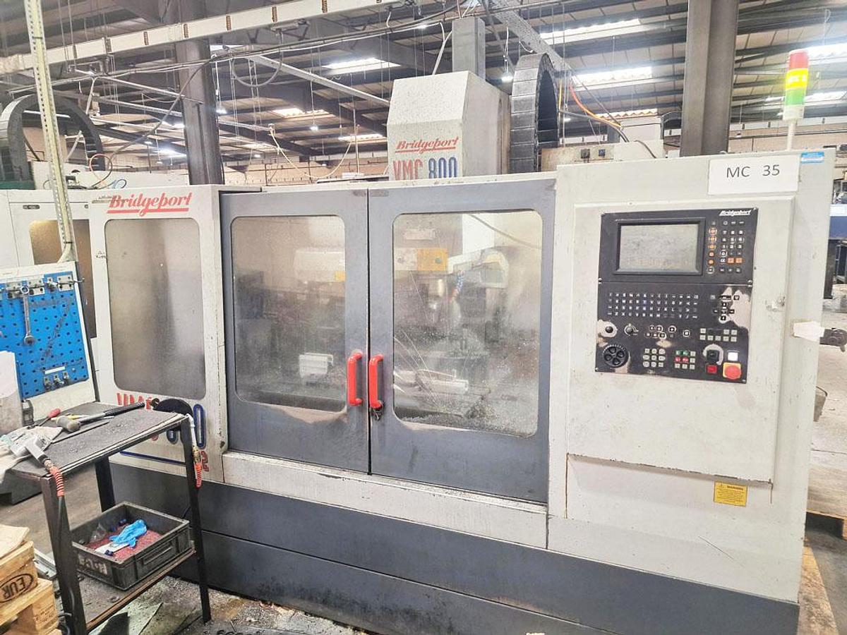 Used BRIDGEPORT VMC 800 VERTICAL MACHINING CENTRE