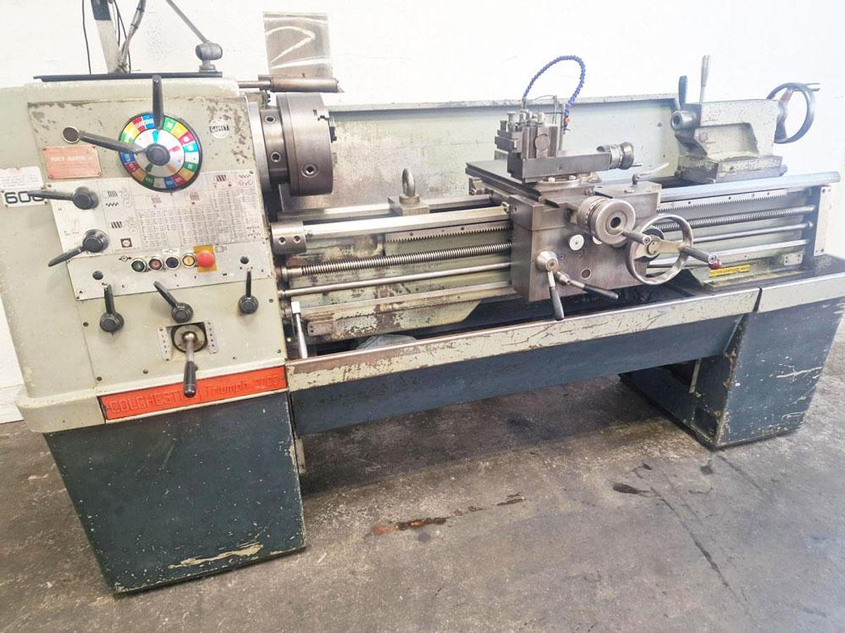 Used COLCHESTER TRIUMPH 2000 15" x 50" GAP BED CENTRE LATHE
